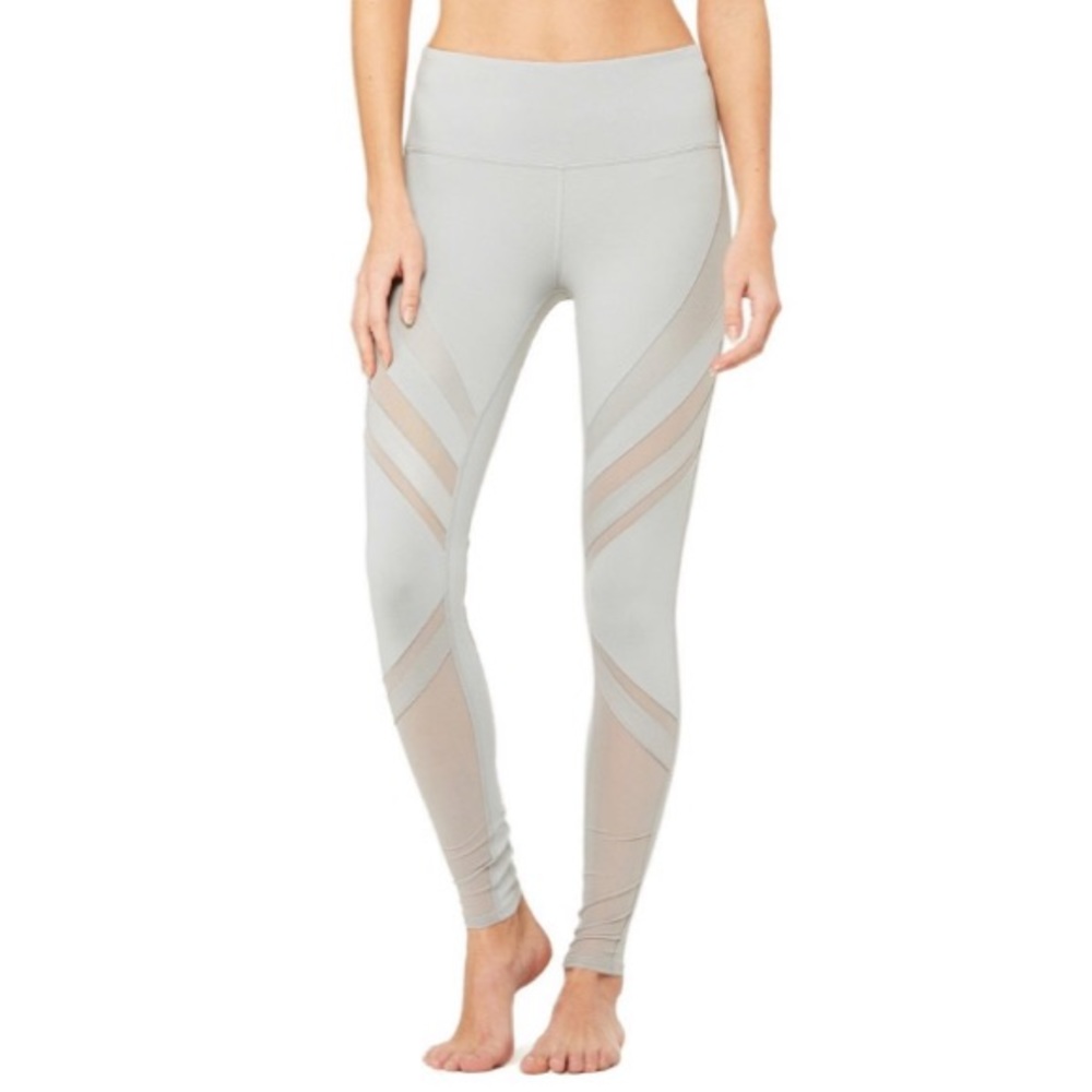 ALO Yoga High Waist Epic Leggings Mesh Panels